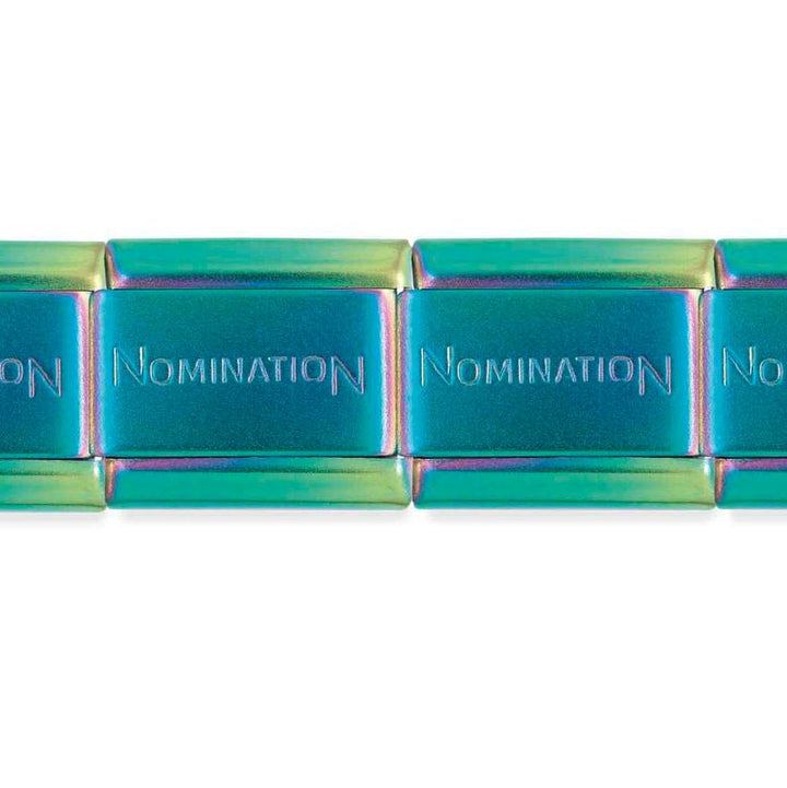 Nomination Single Matt Iridescent Starter Bracelet Links - MococoNominationBracelets