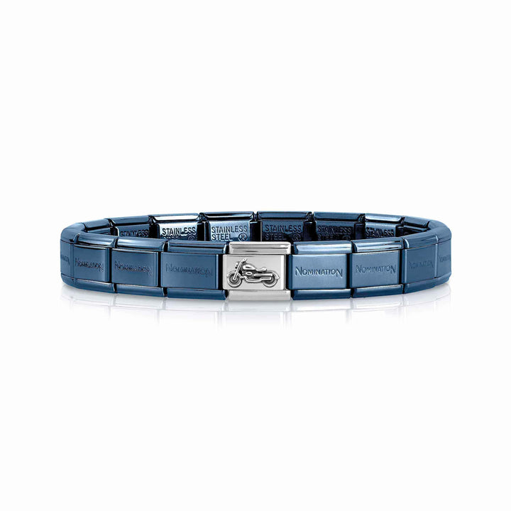 Nomination Single Matt Blue Starter Bracelet Links