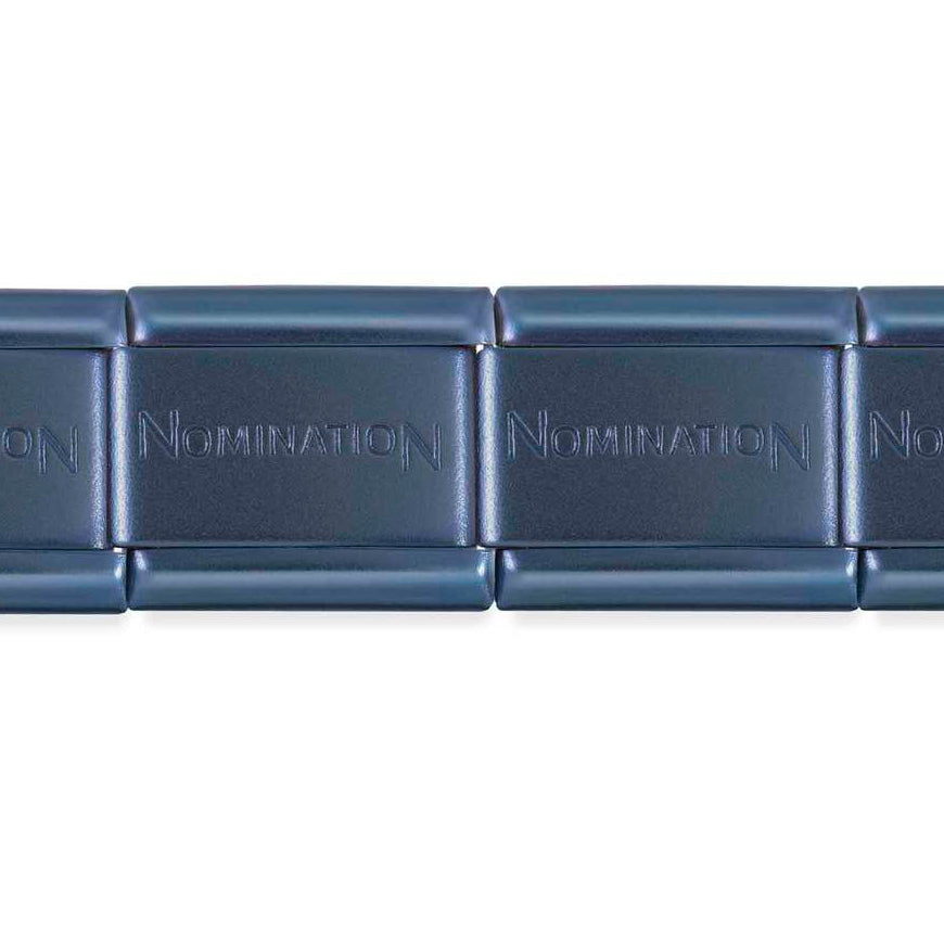 Nomination Single Matt Blue Starter Bracelet Links