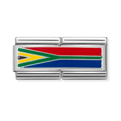 Nomination South Africa Flag Double Charm - MococoNomination330720/018033497453587Charms