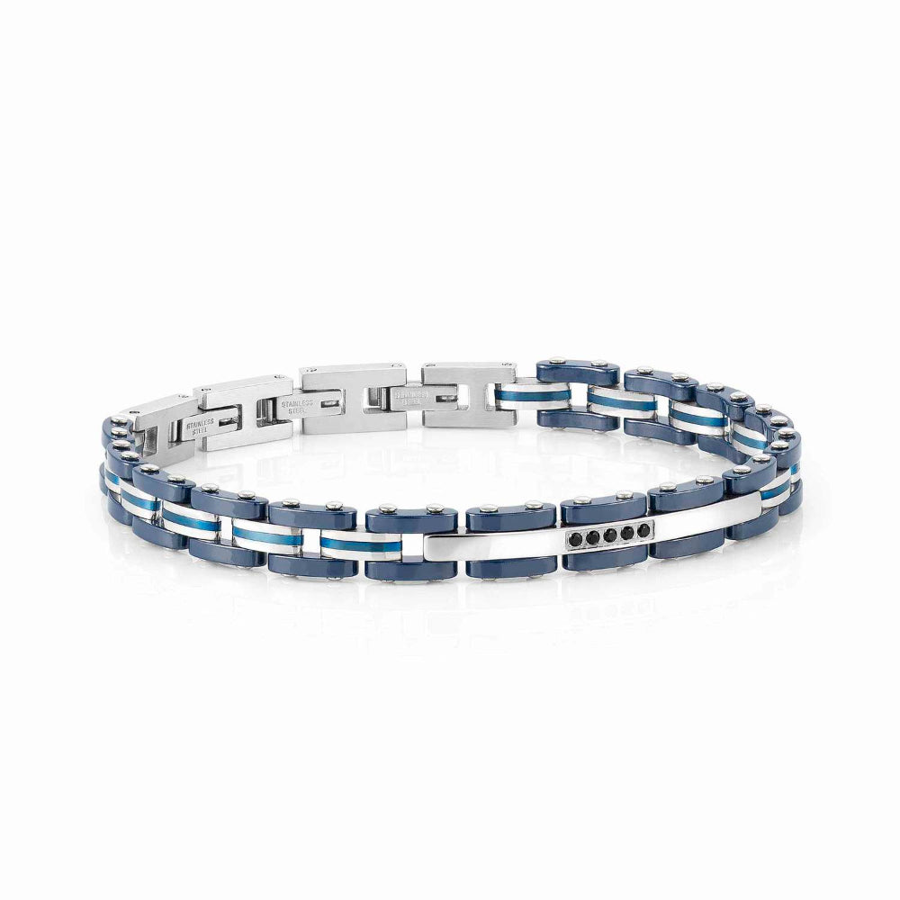 Nomination Strong In Steel, Ceramic and Cubic Zirconia Mixed 4 Bracelet Image