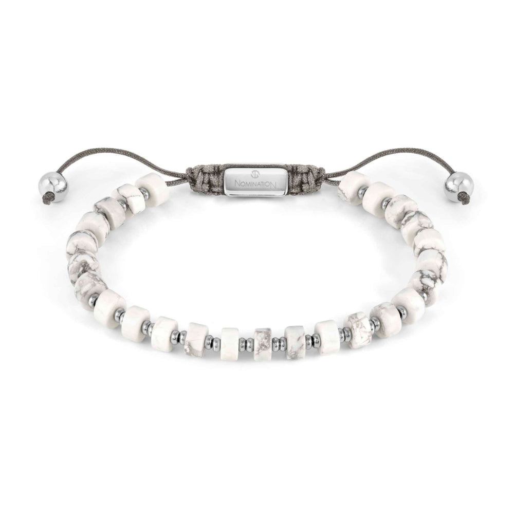 Nomination White and Turquoise Instinctstyle with Stones Bracelet Image 1