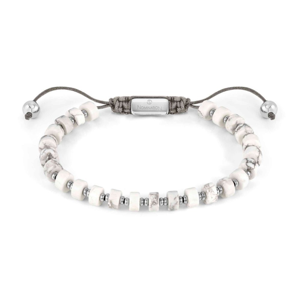 Nomination White and Turquoise Instinctstyle with Stones Mens Bracelet - MococoNomination027926/0858033497531063Bracelets