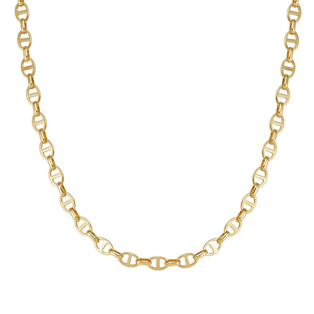 Nomination Yellow Gold and Navy Ecclettica Steel Chain Necklace Image
