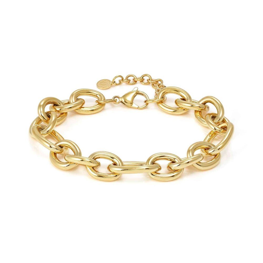 Nomination Yellow Gold Ecclettica Large Chain Bracelet - MococoNomination134304/0128033497571946Bracelets