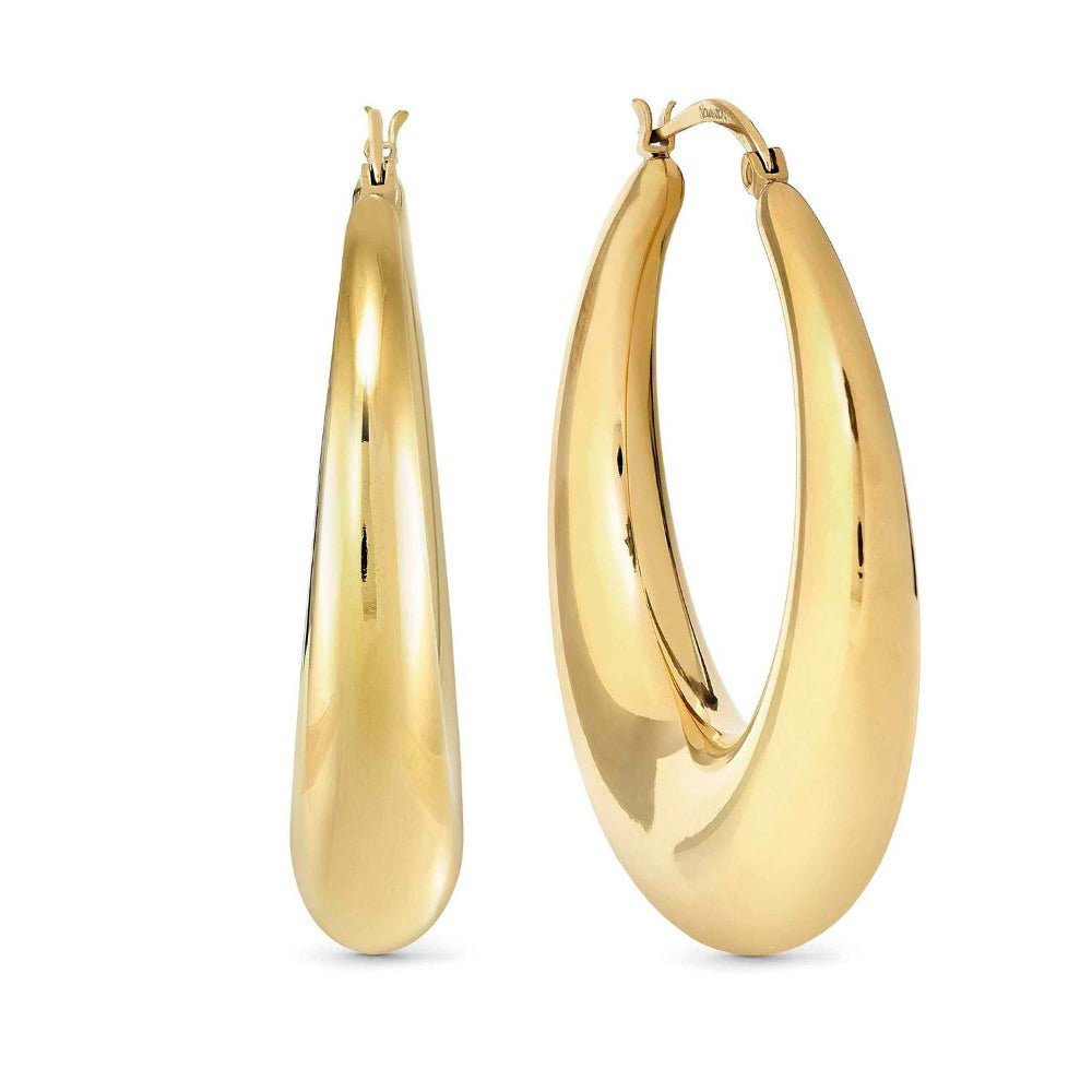Nomination Yellow Gold Ecclettica Large Hoop Earrings - MococoNomination134320/0128033497572264Earrings