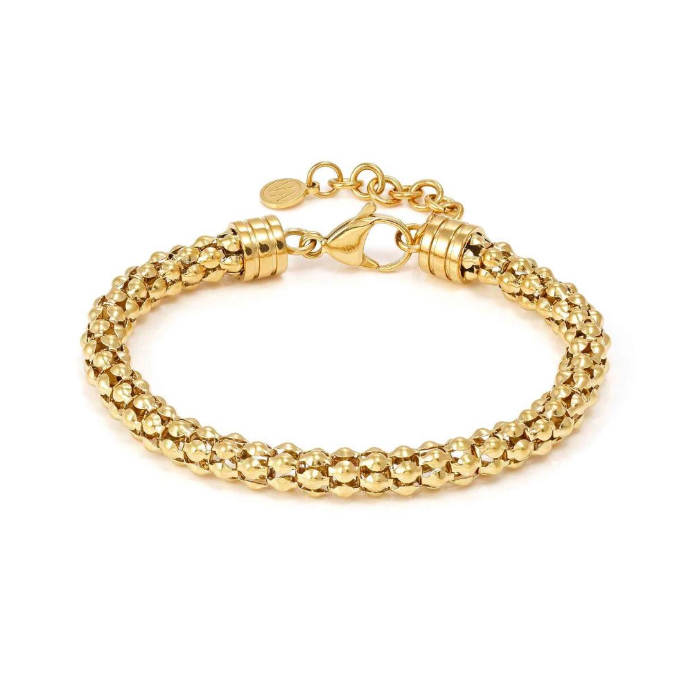 Nomination Yellow Gold Ecclettica Popcorn Chain Bracelet - MococoNomination134301/0128033497571885Bracelets