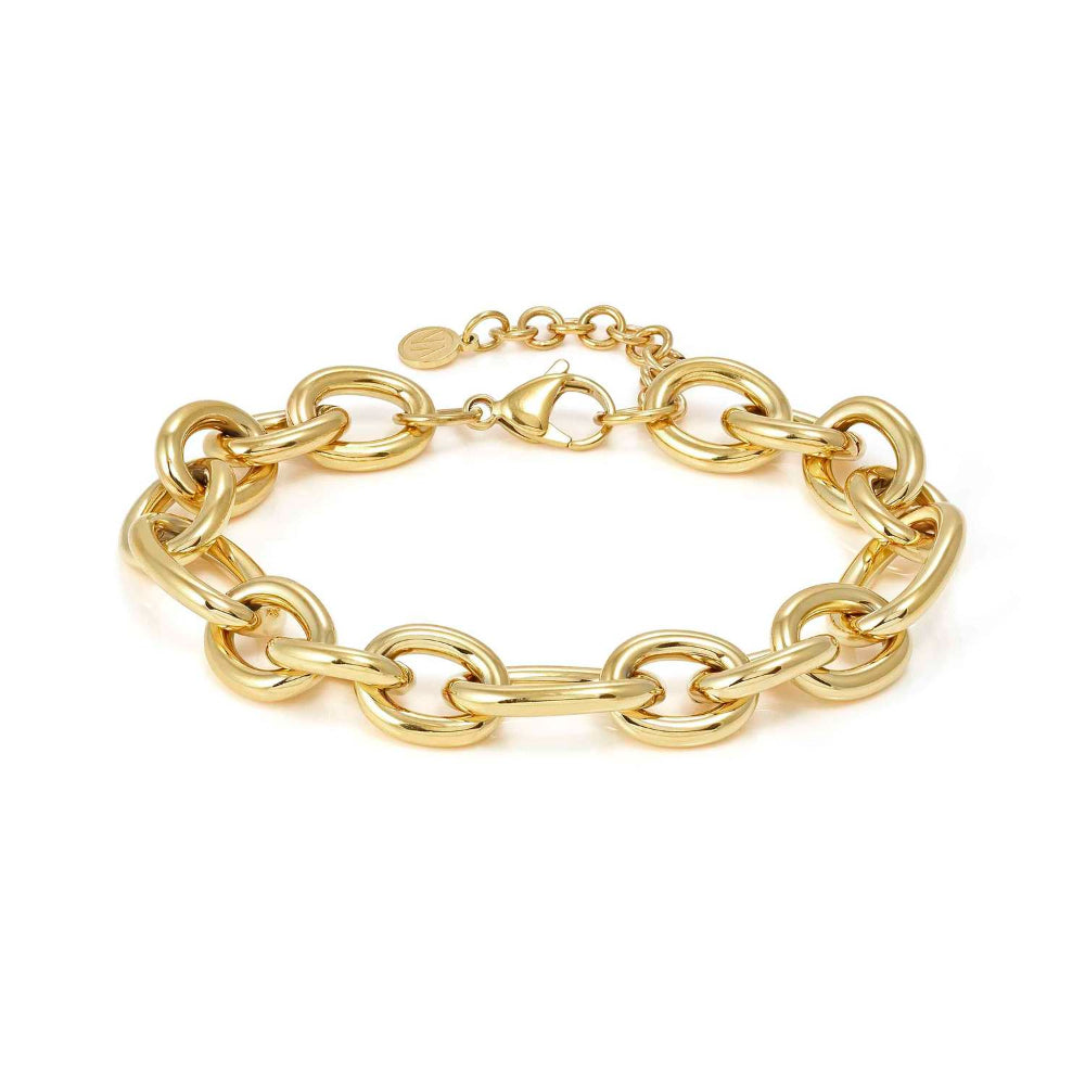 Nomination Yellow Gold Ecclettica Steel Large Chain Bracelet Image