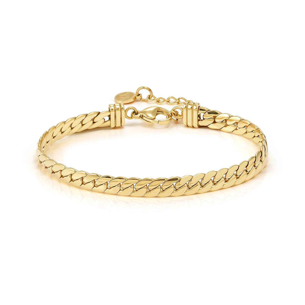 Nomination Yellow Gold Ecclettica Steel Snake Chain Bracelet Image