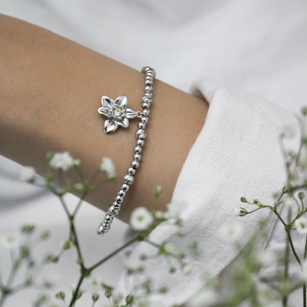 Ola Silver Daffodil Bracelet - MococoOla.OLA00030Bracelets