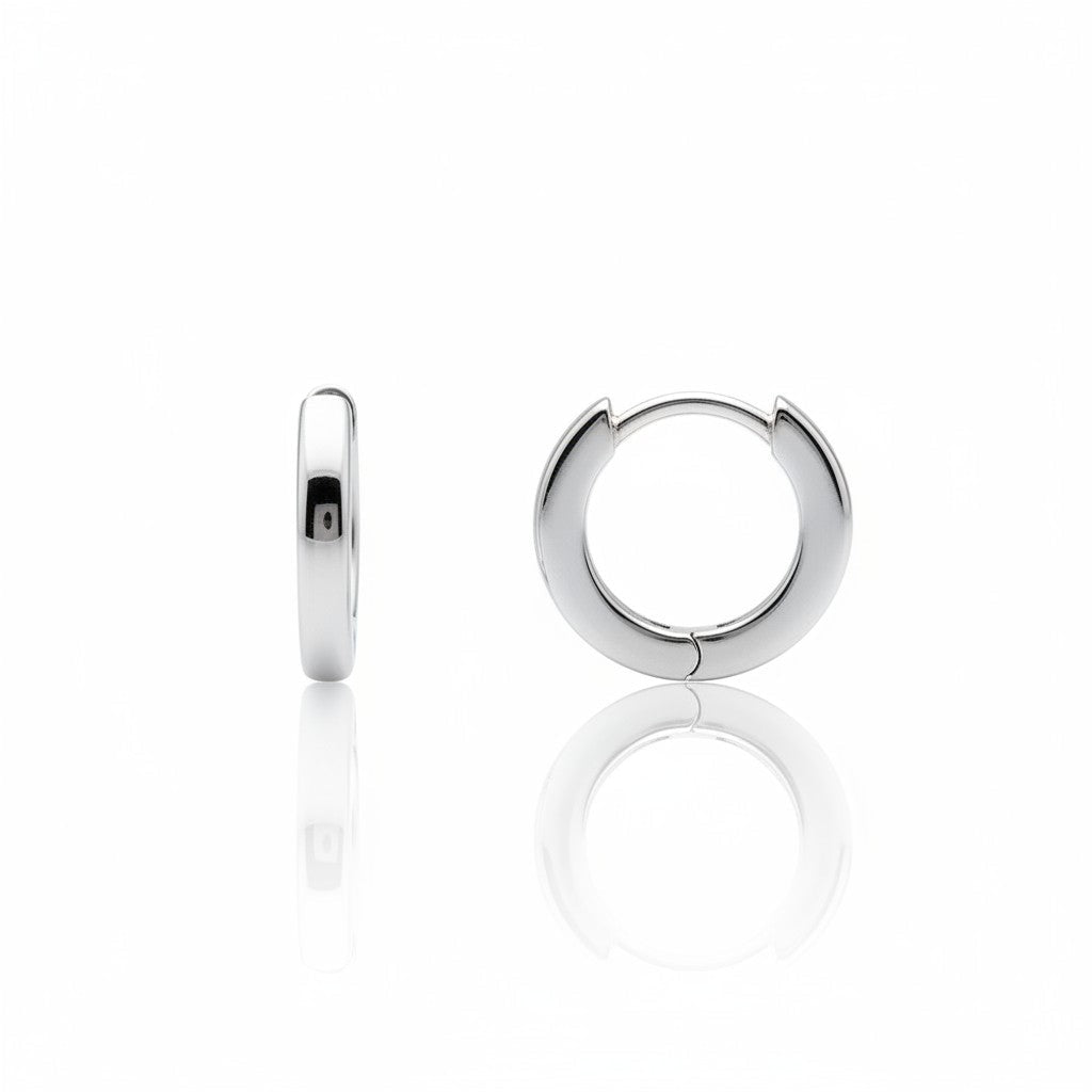 Ola Silver Mini Classic Huggies - MococoOla.OLA00007Earrings