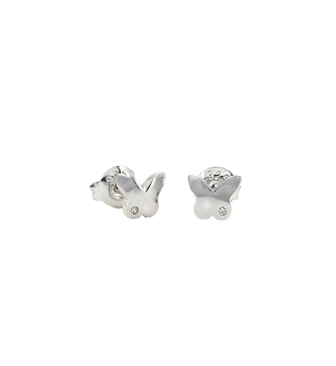 ol&co Silver Butterfly Stud Earrings - MococoOl&CoD5886Earrings