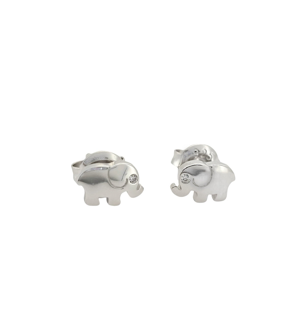 ol&co Silver Elephant Stud Earrings - MococoOl&CoD7081Earrings