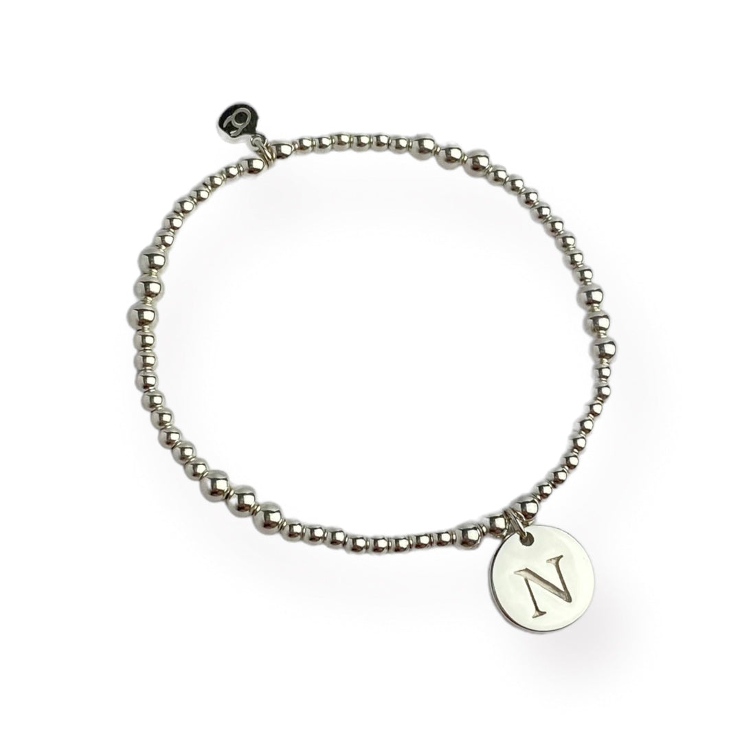 ol&co Silver Initials A - Z Bracelet - MococoOl&CoSOCDISCNSBBracelets