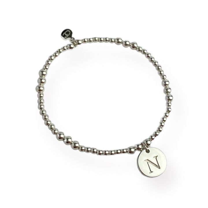 ol&co Silver Initials A - Z Bracelet - MococoOl&CoSOCDISCNSBBracelets