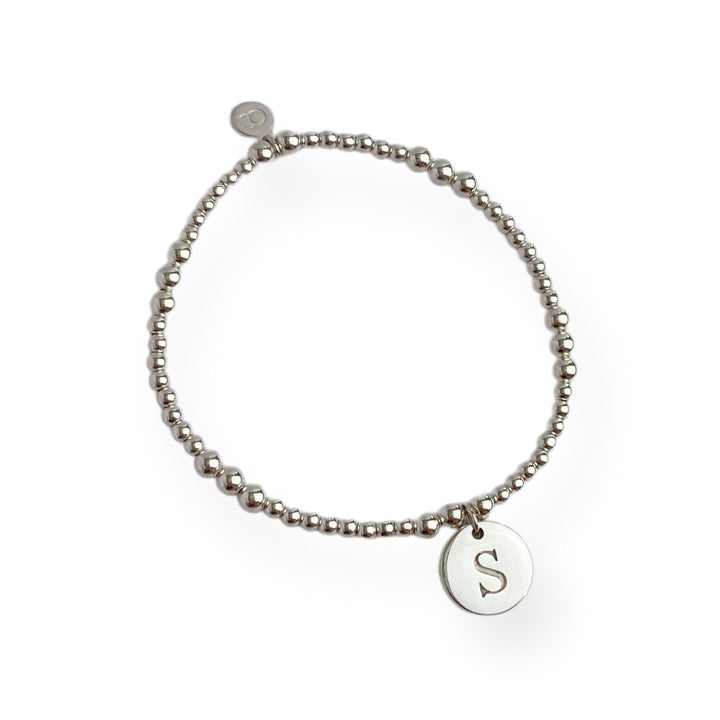 ol&co Silver Initials A - Z Bracelet - MococoOl&CoSOCDISCSSBBracelets