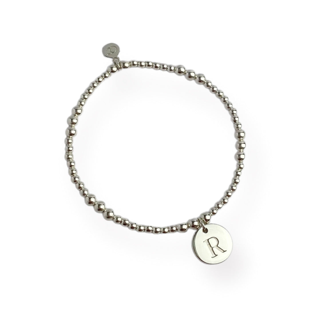 ol&co Silver Initials A - Z Bracelet - MococoOl&CoSOCDISCRSBBracelets