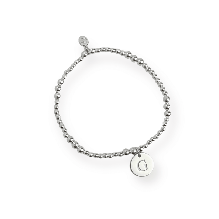 ol&co Silver Initials A - Z Bracelet - MococoOl&CoSOCDISCGSBBracelets