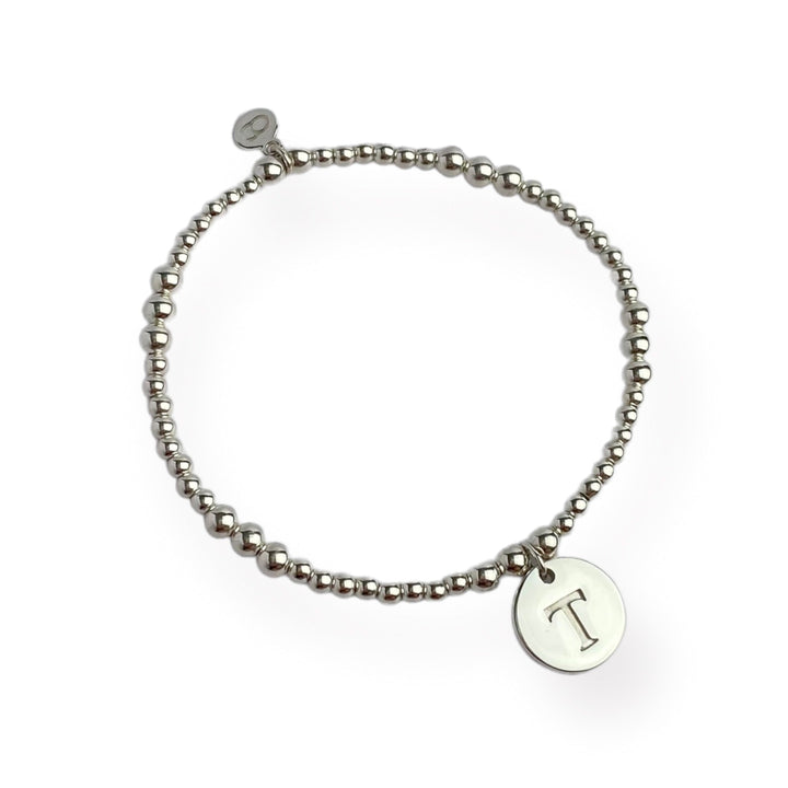 ol&co Silver Initials A - Z Bracelet - MococoOl&CoSOCDISCTSBBracelets