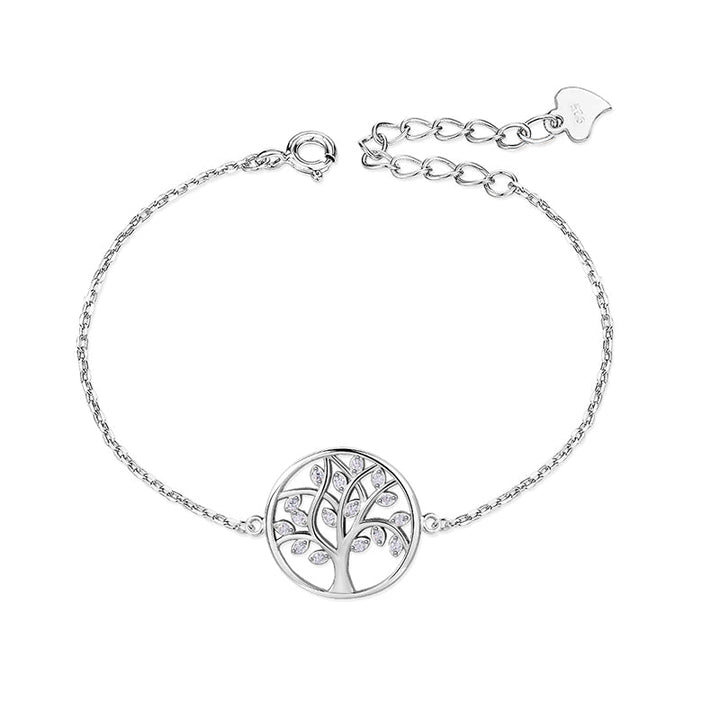 ol&co Silver Sparkling Tree of Life Bracelet - MococoOl&CoC5417Bracelets