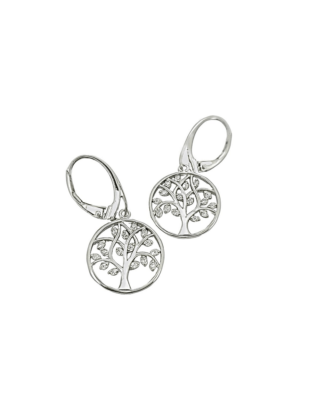 ol&co Silver Tree of Life Drop Earrings - MococoOl&CoD6899Earrings