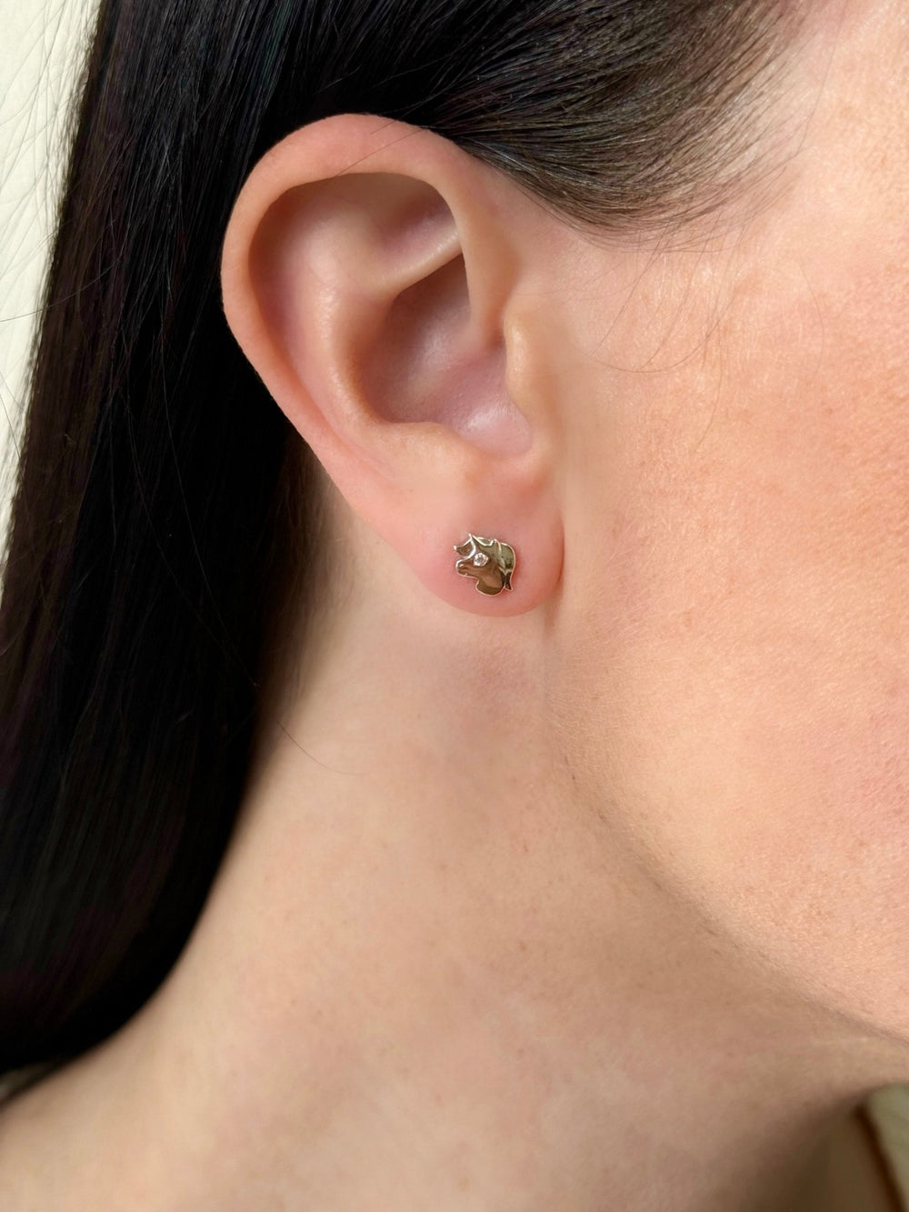 ol&co Silver Unicorn Stud Earrings - MococoOl&CoD6986Earrings