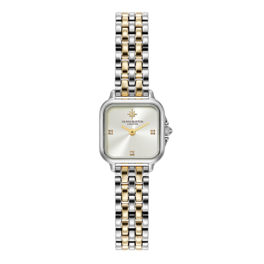 Olivia Burton Bi-Colour Mini Grosvenor Stainless Steel Watch - MococoOlivia Burton240003657613272677271Watch