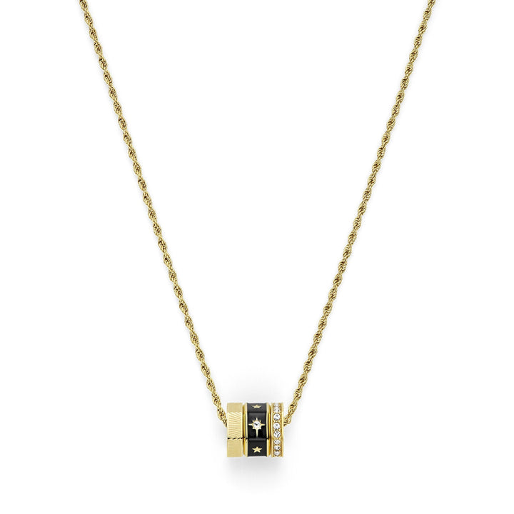 Olivia Burton Black &amp; Gold Bead Charm Necklace - MococoOlivia Burton24100447Necklaces
