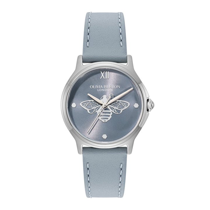 Olivia Burton Blue Classic Bee Leather Watch - MococoOlivia Burton240003437613272671675Watch