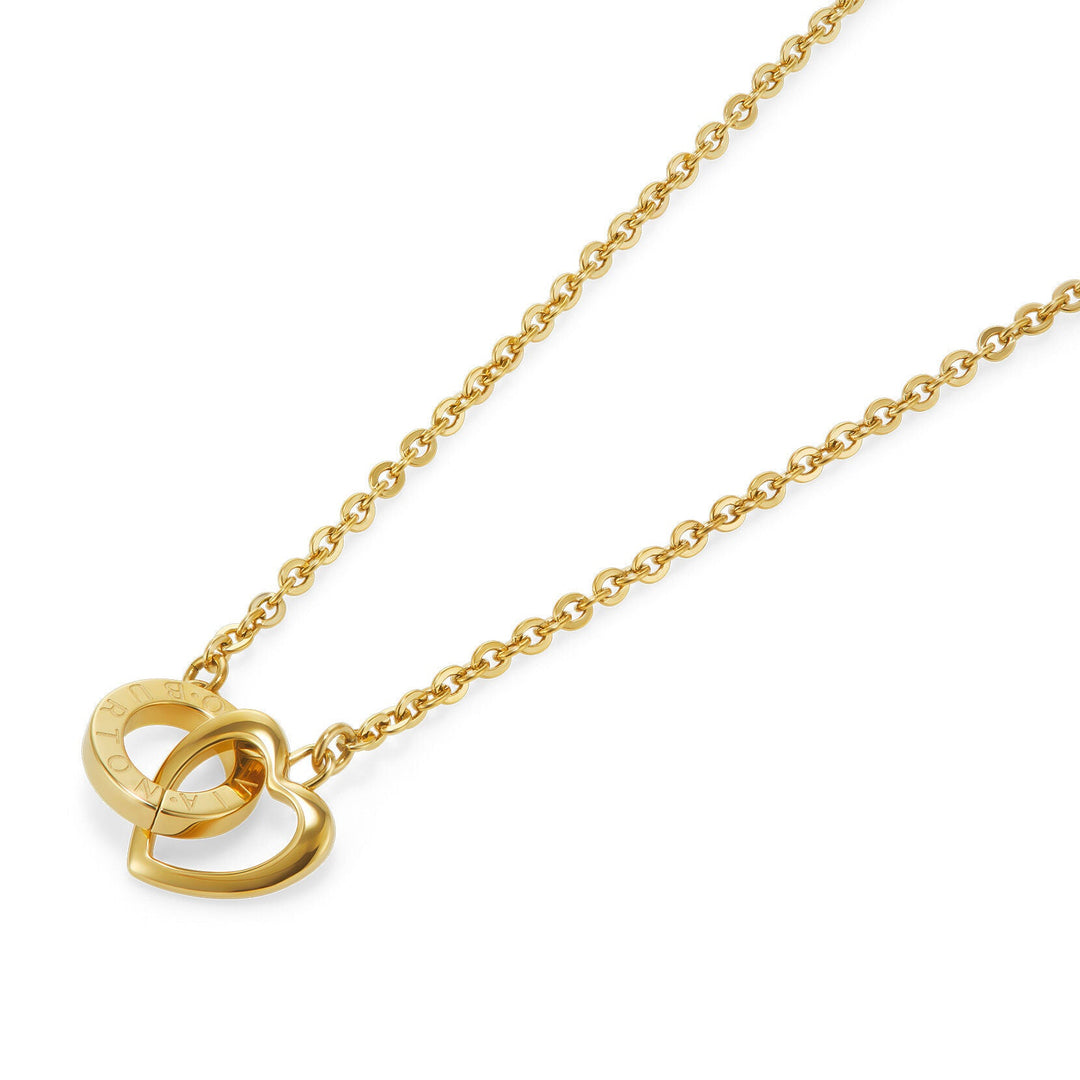 Olivia Burton Classic Kindred Interlink Heart Gold Plated Necklace - MococoOlivia Burton24100550Necklaces
