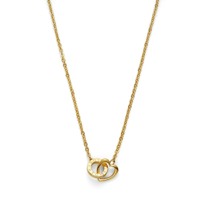 Olivia Burton Classic Kindred Interlink Heart Gold Plated Necklace - MococoOlivia Burton24100550Necklaces