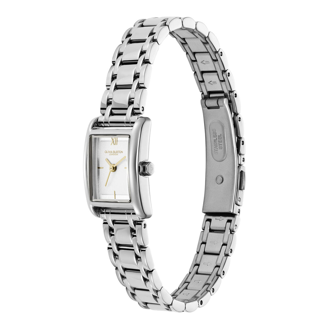 Olivia Burton Classic Mini Grove 16mm White &amp; Silver Watch - MococoOlivia Burton24000281Watch