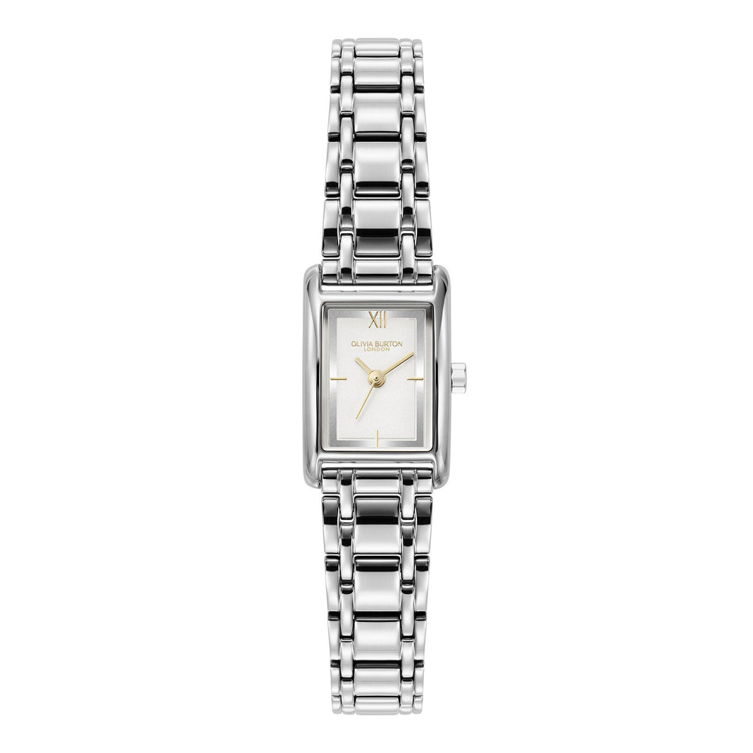 Olivia Burton Classic Mini Grove 16mm White &amp; Silver Watch - MococoOlivia Burton24000281Watch