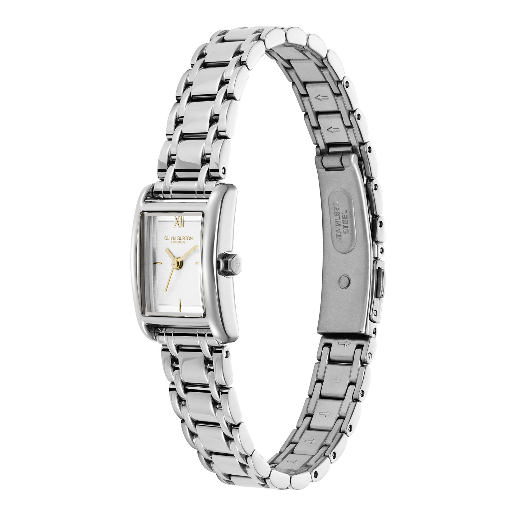 Olivia Burton Classic Mini Grove 16mm White & Silver Watch – Mococo