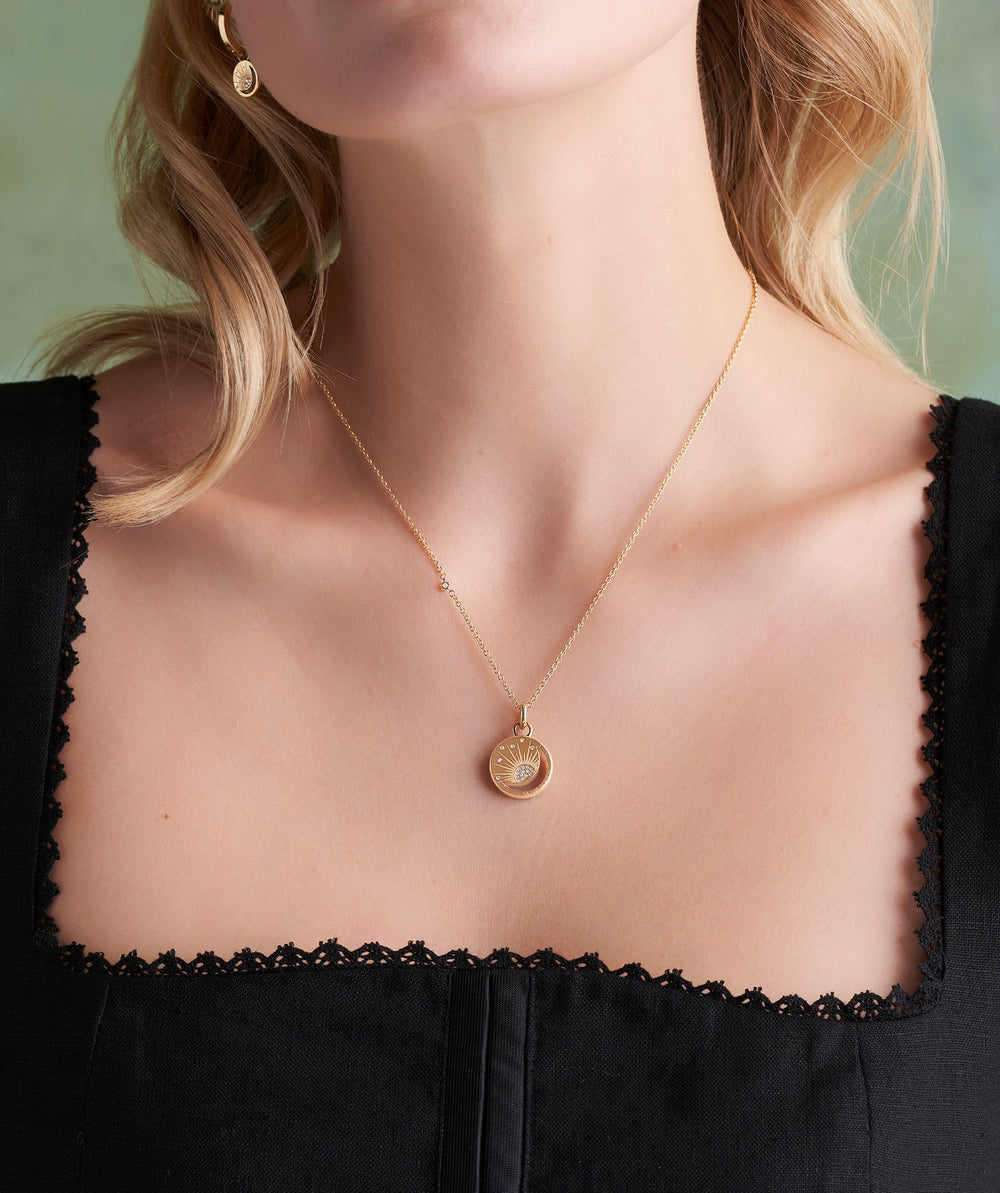 Olivia Burton Gold Celestial Sun Necklace - MococoOlivia Burton241001577613272586245Necklaces