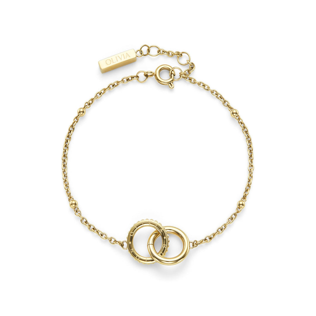 Olivia Burton Gold Classic Interlock Bracelet - MococoOlivia Burton24100315Bracelets