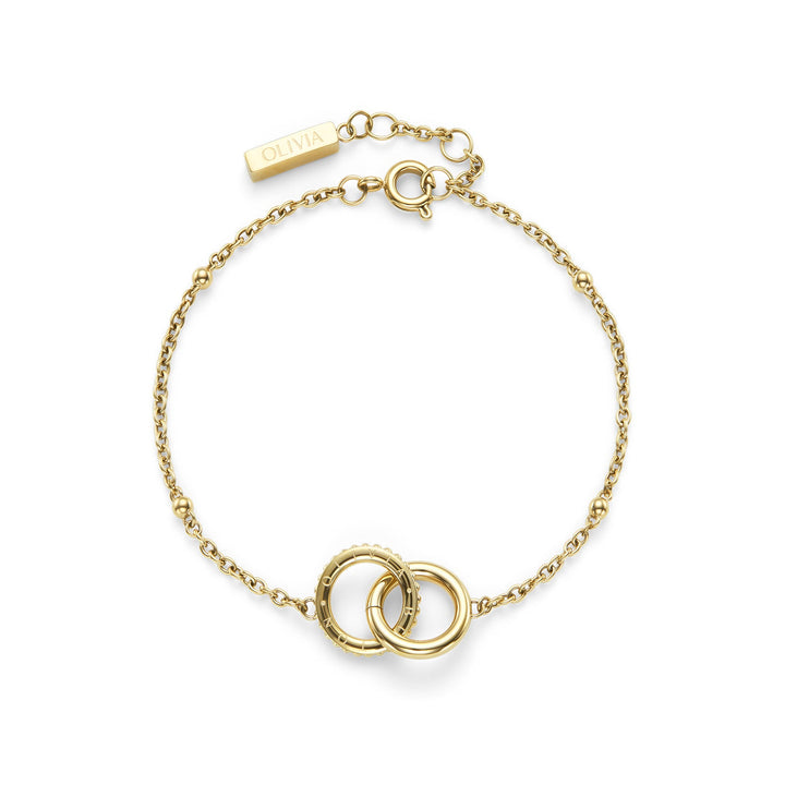 Olivia Burton Gold Classic Interlock Bracelet - MococoOlivia Burton24100315Bracelets