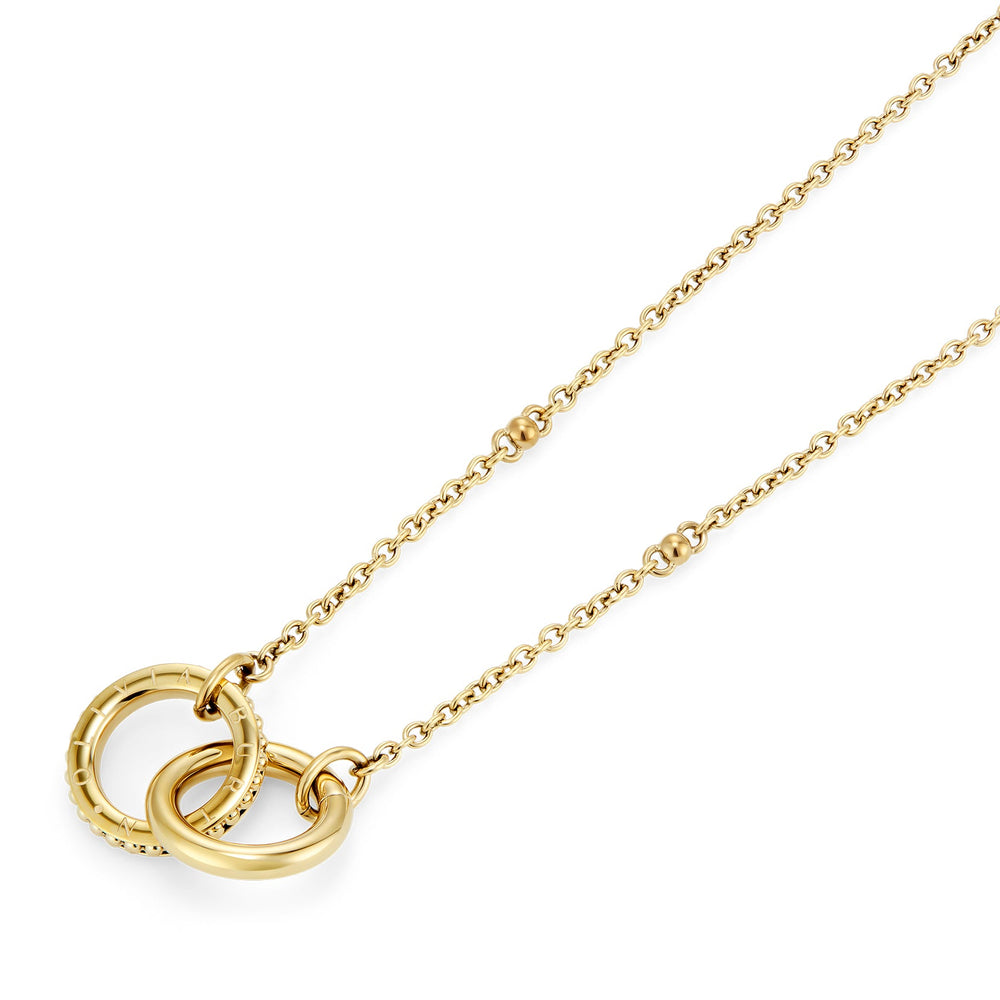 Olivia Burton Gold Classic Interlock Necklace – Mococo