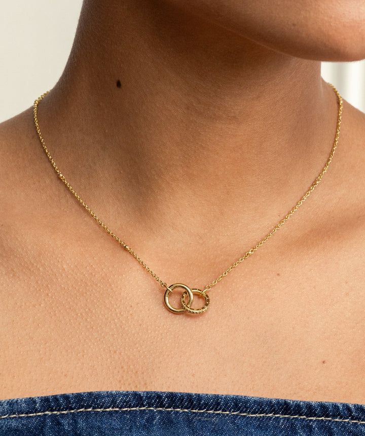 Olivia Burton Gold Classic Interlock Necklace - MococoOlivia Burton24100312Necklaces