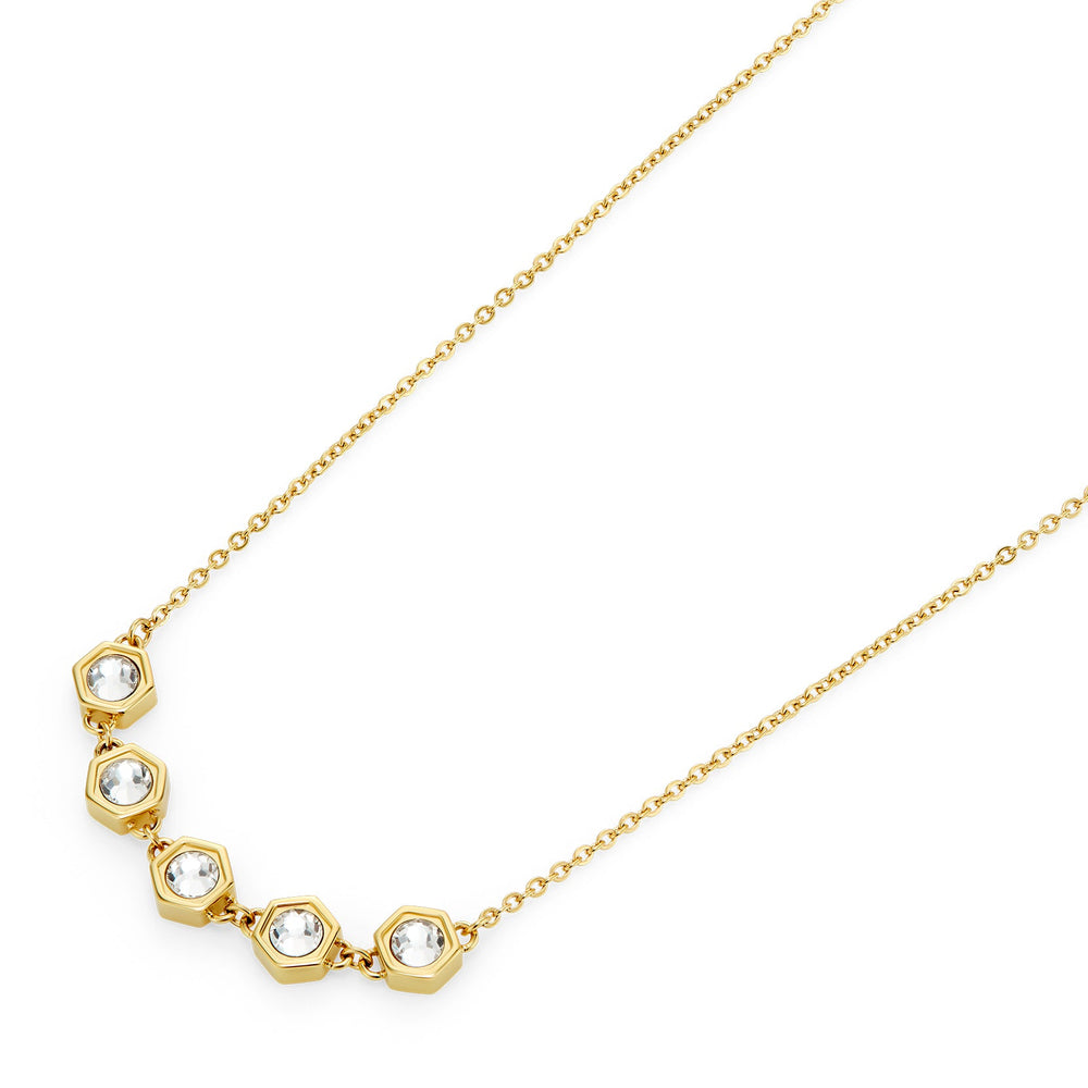 Olivia Burton Gold Ever Stacked Honeycomb Necklace - MococoOlivia Burton24100340Necklaces