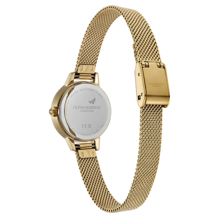 Olivia Burton Gold Forest Green Mesh Watch - MococoOlivia Burton24000246Watches and Accessories