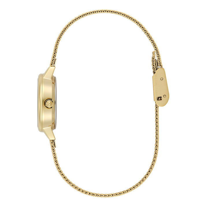 Olivia Burton Gold Forest Green Mesh Watch - MococoOlivia Burton24000246Watches and Accessories
