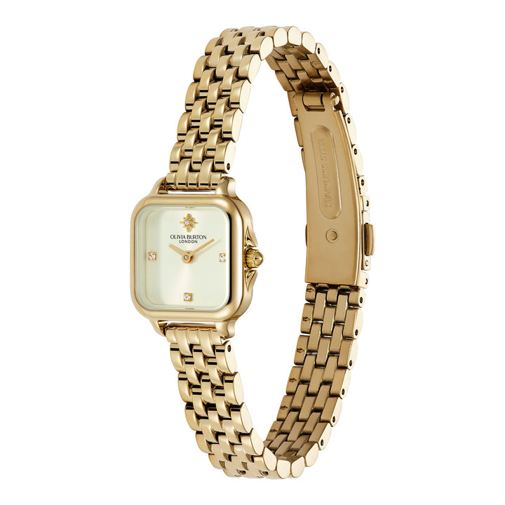 Olivia Burton Gold Grosvenor Mini Ivory Dial Watch - MococoOlivia Burton24000257Watches and Accessories