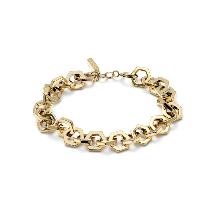 Olivia Burton Gold Honeycomb Bracelet