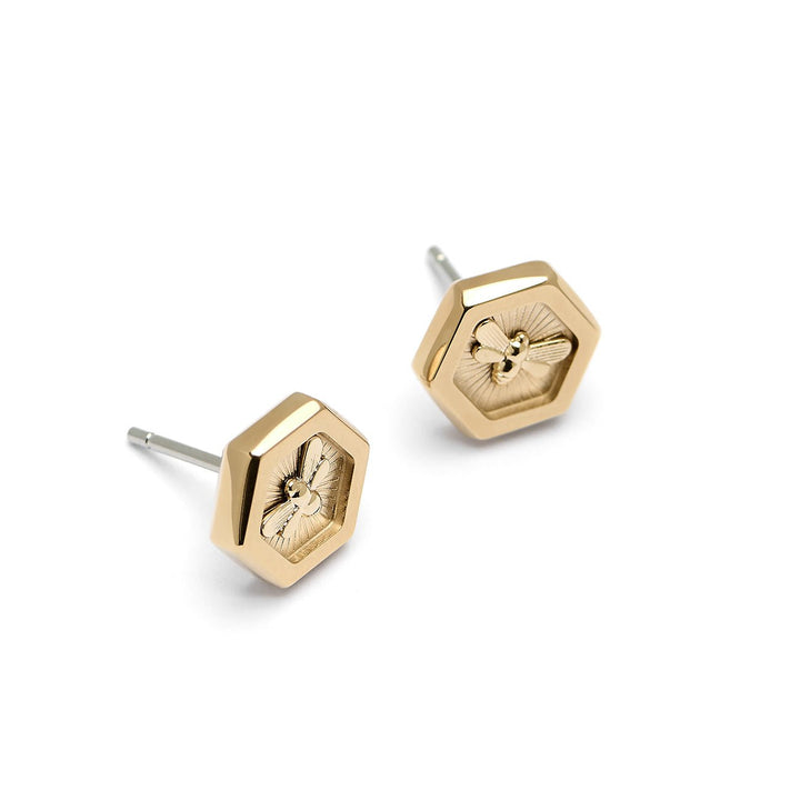 Olivia Burton Gold Minima Bee Stud Earrings - MococoOlivia Burton241001067613272562300Earrings