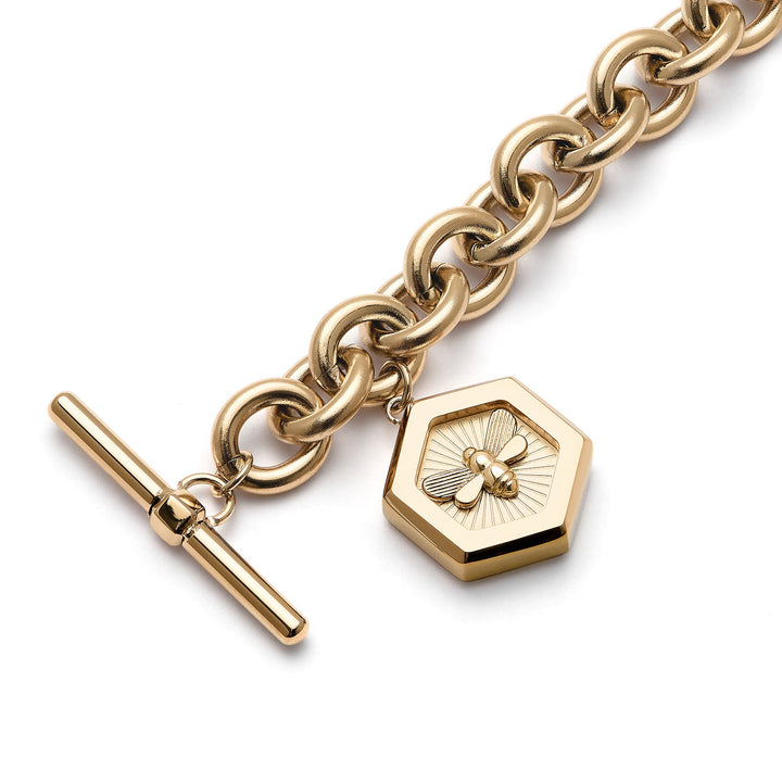 Olivia Burton Gold Minima Bee Toggle Bracelet - MococoOlivia Burton241001037613272562270Bracelets