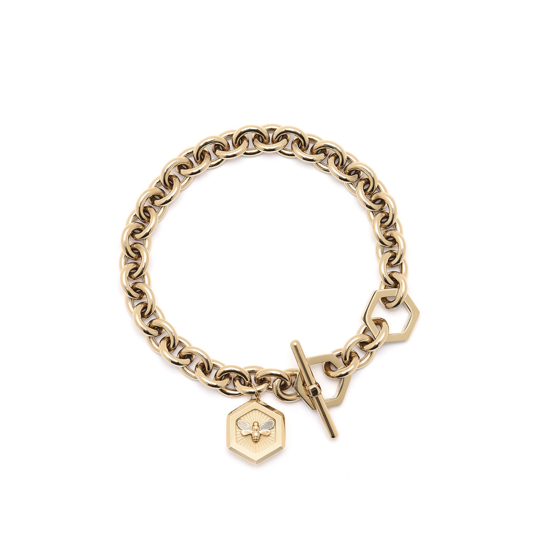 Olivia Burton Gold Minima Bee Toggle Bracelet - MococoOlivia Burton241001037613272562270Bracelets