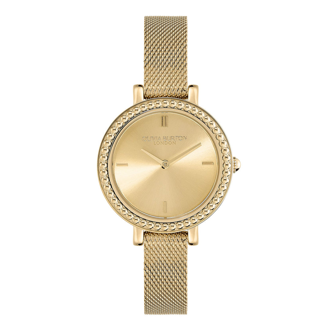 Olivia Burton Gold Vintage Bead Sunray Dial Watch - MococoOlivia Burton240001617613272586078Watches and Accessories