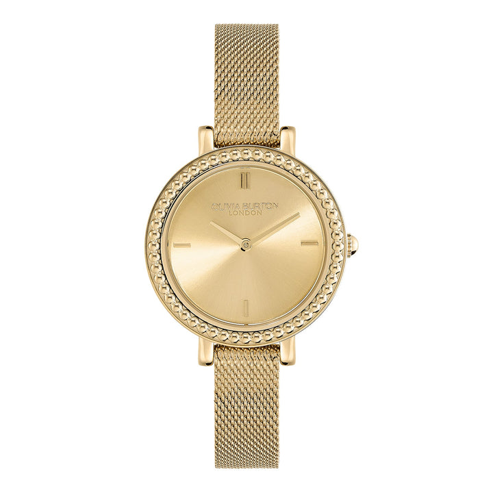 Olivia Burton Gold Vintage Bead Sunray Dial Watch - MococoOlivia Burton240001617613272586078Watches and Accessories