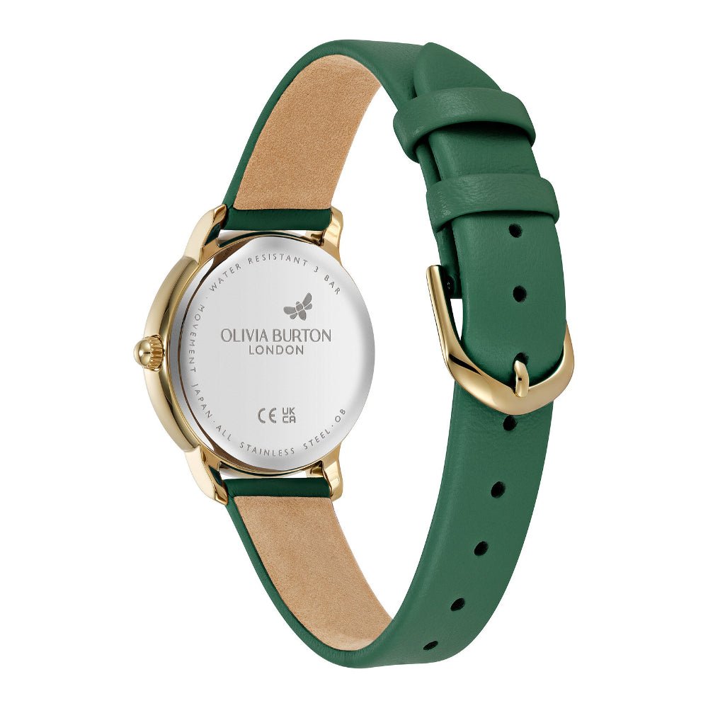 Olivia Burton Gold Westbourne Green Leather Watch - MococoOlivia Burton240003527613272671767Watch